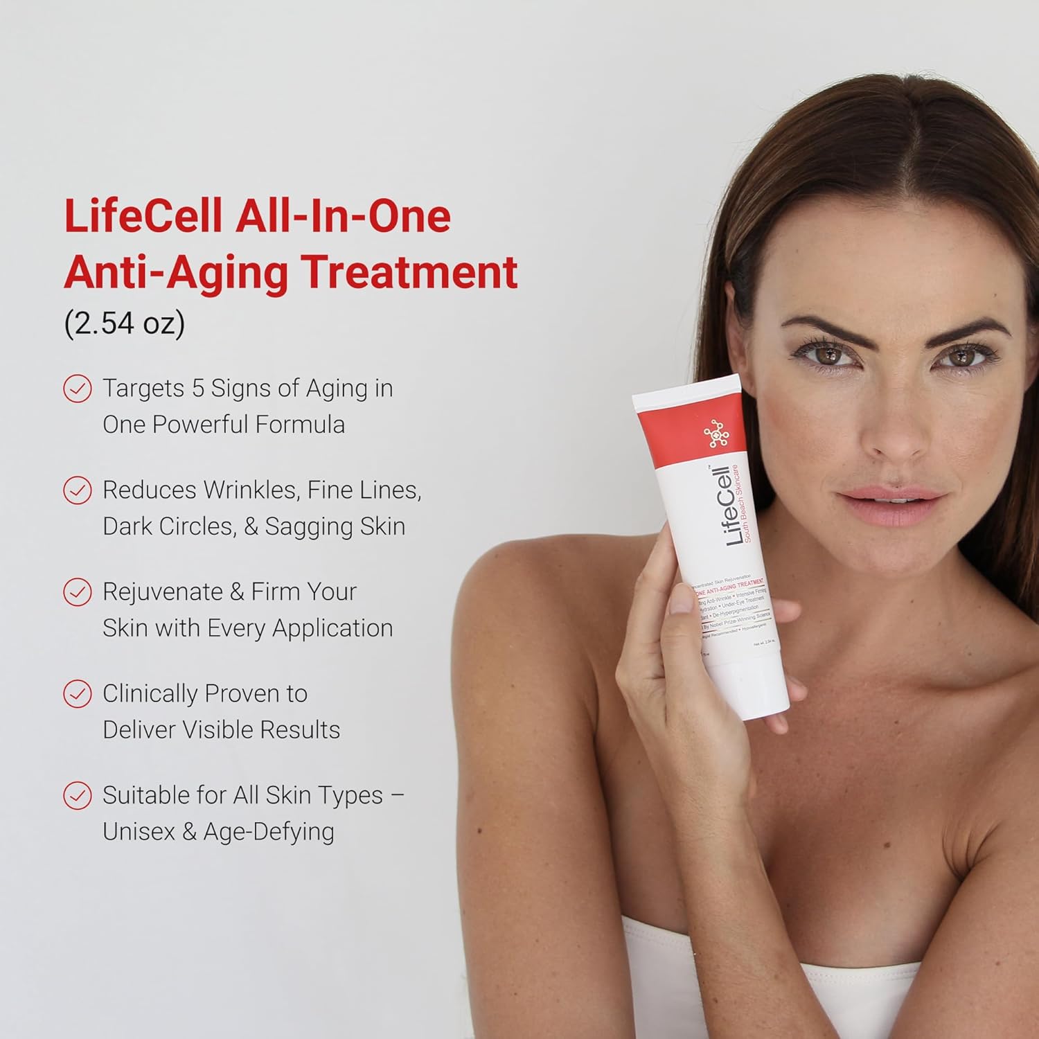 LifeCell Skin All in One Anti Aging Treatment 2.54 Oz